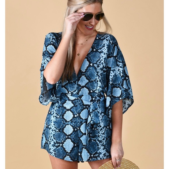 Buddy Love River Romper Blues - Picture 3 of 8